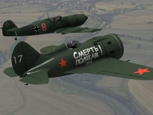 Polikarpow I-16 i Me-109 E-3      